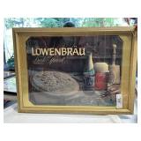 Framed Lowenbrau Beer Ad