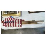 Lot of American Yard Flags