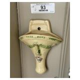 Roseville Basket Wall Pocket