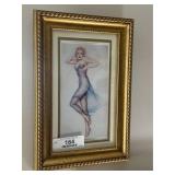 Framed Pin Up Girl