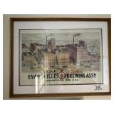 Framed Brewery Picture