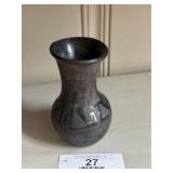Older Black Pottery Indian Vase