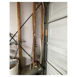 Rod/Reel, Walking Stick & Small Metal Trap