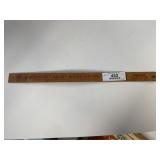 Evansville Oil & Grease Company Ad Yardstick