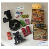 Small Metal Cars, 2 Big Little Books & Misc.
