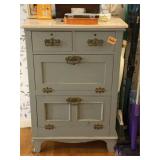 Antique Marble-Top Chest