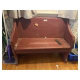 Small Wood Bench