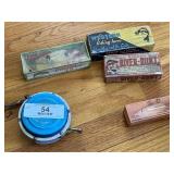 Vintage Fishing Lures And Tape Measure