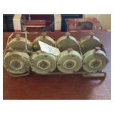 Antique Eight-Barrel Mechanical Counter