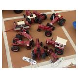 Die-Cast Toy Tractors And Planter