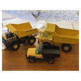 Tonka Pressed-Steel Dump Trucks