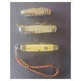 Lot of 3 Collectible Pocket Knives