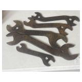 5 Antique Collectible John Deere Wrenches