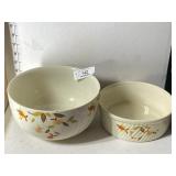 2 Hall Jewel 'T' Bowls