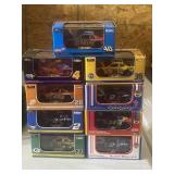 9 Nascar Die-Cast Cars