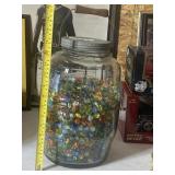 3 Gallon Pickle Jar With Marbles