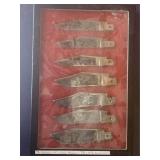 7 Collectible Schrade and Frontier Knife Blades