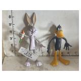 1993 Tyco Platinum Inc Bugs and Daffy Figurines
