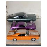 3 Die Cast Replica Cars