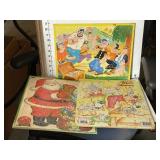 3 Vintage Collectible Puzzles
