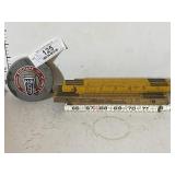 Tape Measures and 3 Folding Rulers