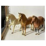 3 Vintage Collectible Toy Horses