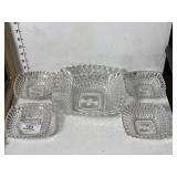 Indiana Glass Co Pattern Glass Berry Set