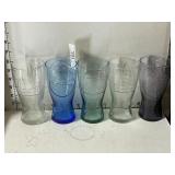 5 McDonald Collectible Glasses