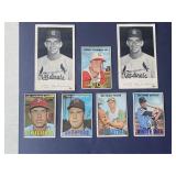 Five 1966 Baseball Cards & 2 Tim McCarver Photos