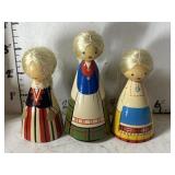 3 Salvo Souvenir Dolls