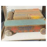 Holgate Juniors Wood Blocks and Wagon
