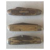 3 Collectible Pocket Knives