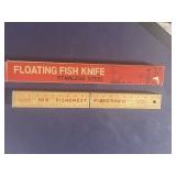 Collector's 'Floating Stainless Steel Fish Knife'
