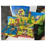 6 Vintage Nursery Rhyme Puzzles