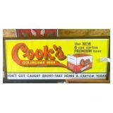 Cook's Beer Original Advertisement
