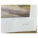 Framed Artist Signed Evelyn Steinkuhl Print