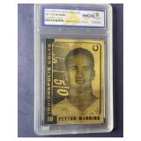23 Karat Gold Peyton Manning Sports Card