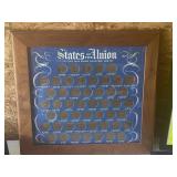 50 State Solid Bronze Collector's Coin Set