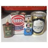 3 Vintage Oil Cans