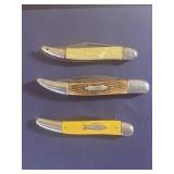 Lot of 3 Collectible Pocket Knives