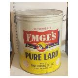Emge Lard Can/Tin