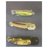 Lot of 3 Collectible Knives