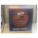 Harvard Autographed Calbert Cheaney Basketball