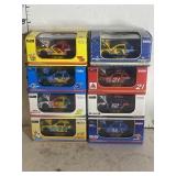 Set of 8 Nascar Collectible Die-Cast Cars