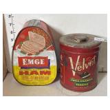 2 Collectible Advertising Tins
