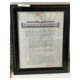 'The Pledge of Allegiance' Framed Print