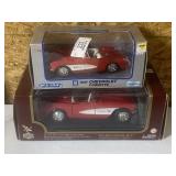 2 Collectible Die-Cast Cars