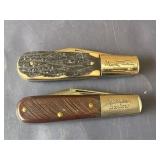 2 Vintage Barlow Knives