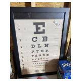 Vintage  Eye Chart