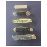 Lot of 5 Collectible Pocket Knives